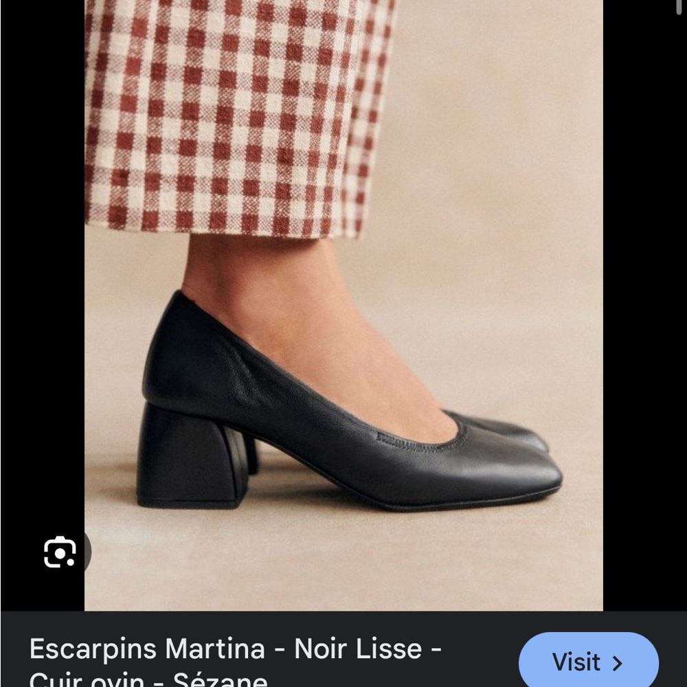Sezane Black Heels